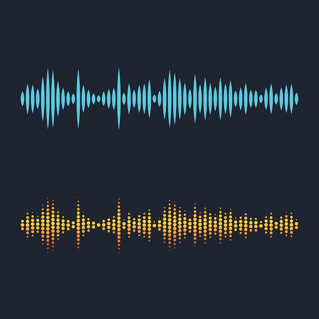 Sound waves illustration