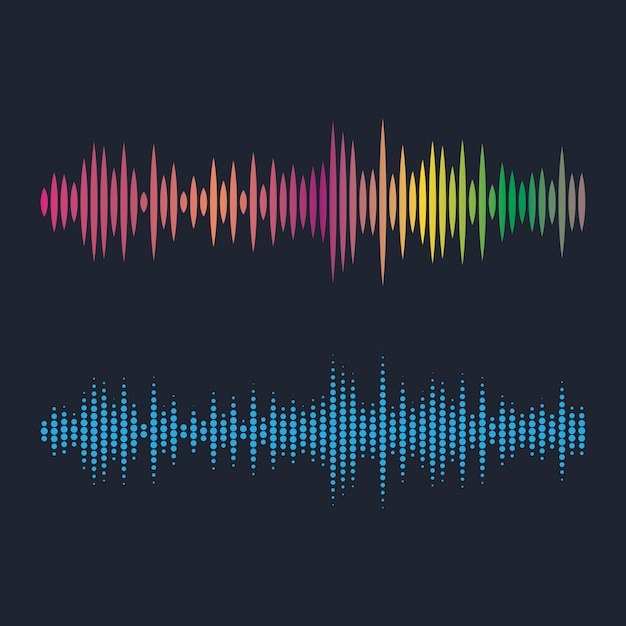 Sound waves illustration