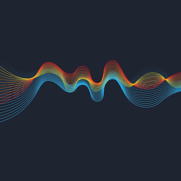 Sound waves illustration