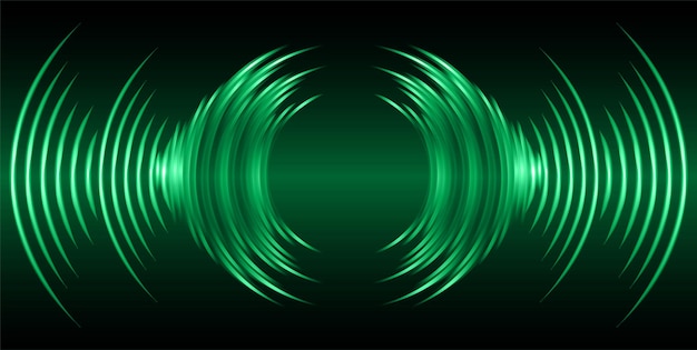 Vector sound waves oscillating dark light