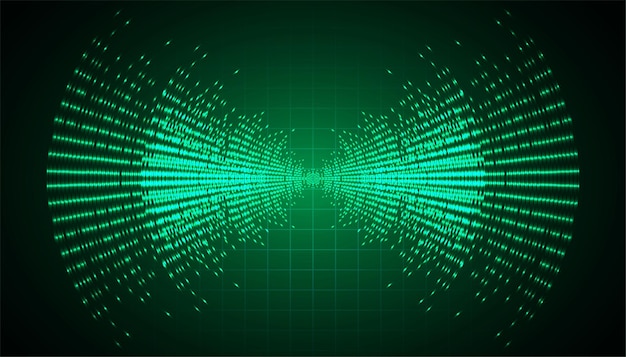 Vector sound waves oscillating dark light