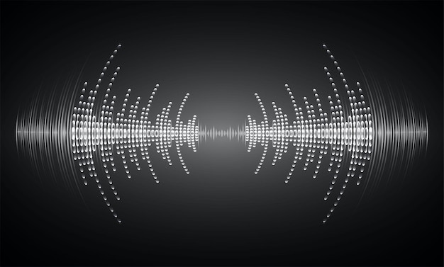 暗い光を振動させる音波