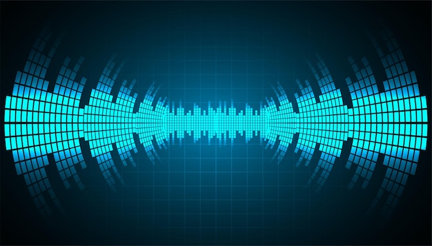 Vector sound waves oscillating dark light