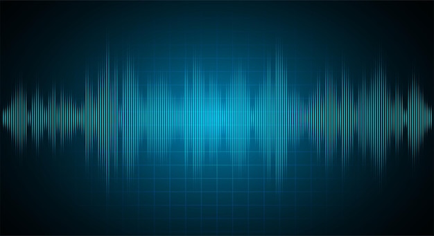 Vector sound waves oscillating dark light