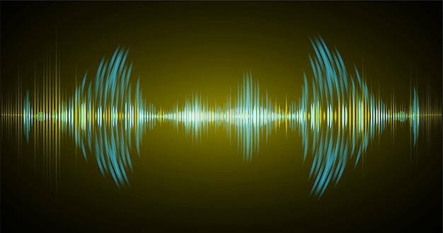 Vector sound waves oscillating dark light