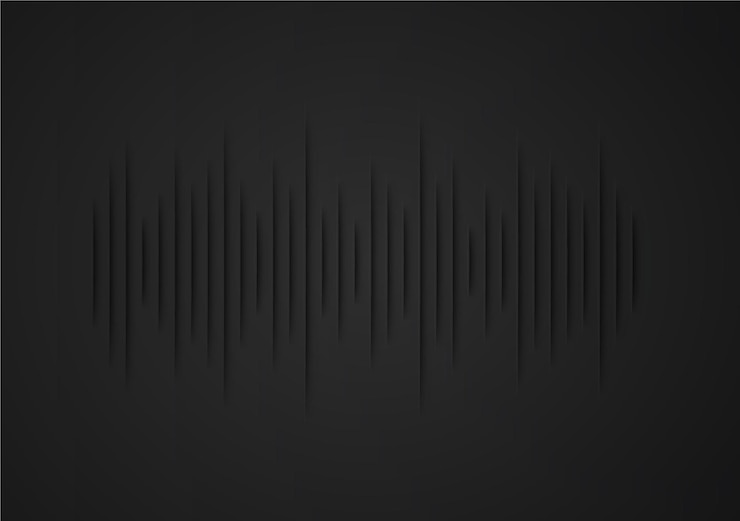 Vector sound waves oscillating dark light
