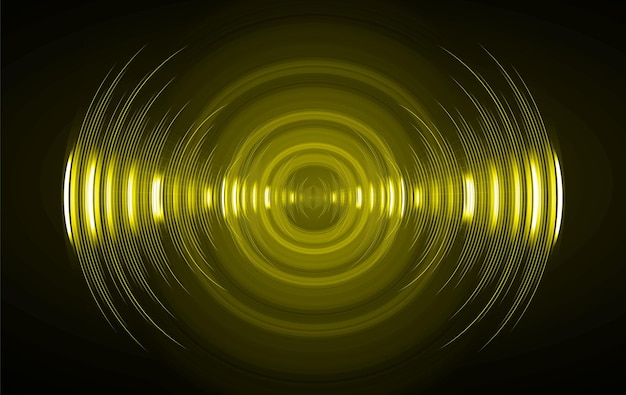 Vector sound waves oscillating dark light