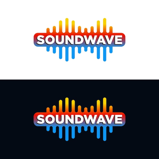 Soundwave Logo ontwerpsjabloon downloaden