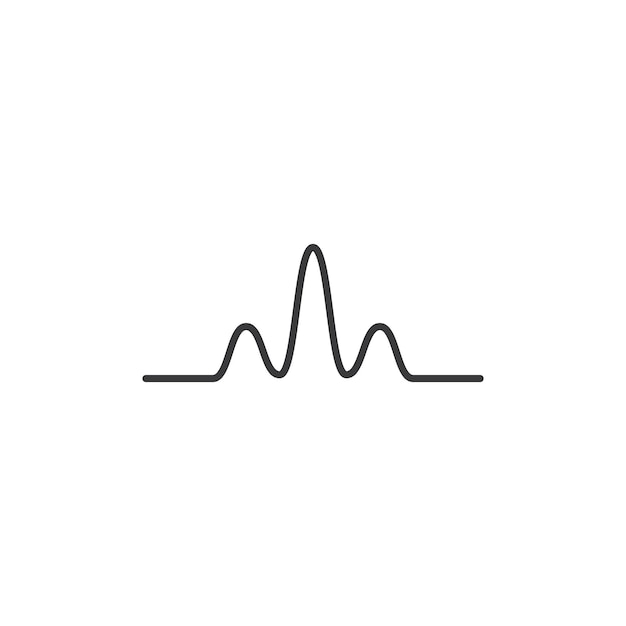 Soundwave Music icon vector flat design