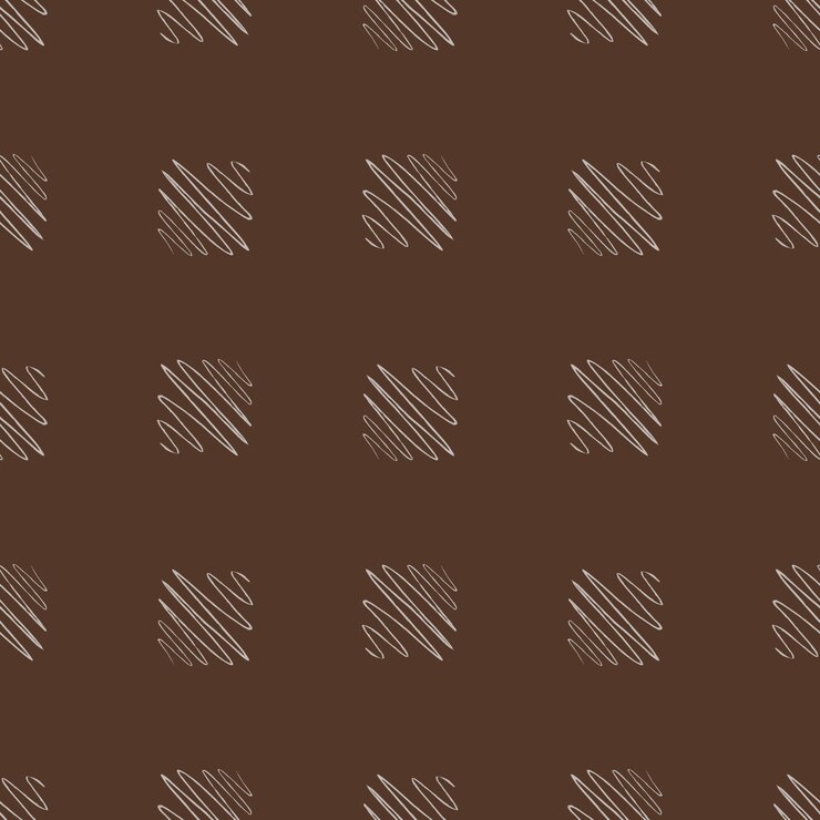 Vector soundwave seamless pattern. curve waves background.