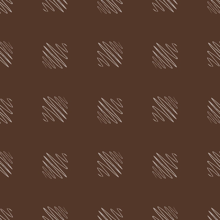 Vector soundwave seamless pattern. curve waves background.