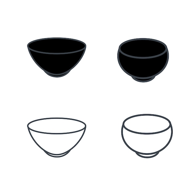 Soup bowl icon stock illustration