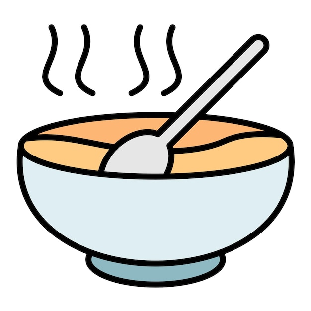 Soup Flat Illustration