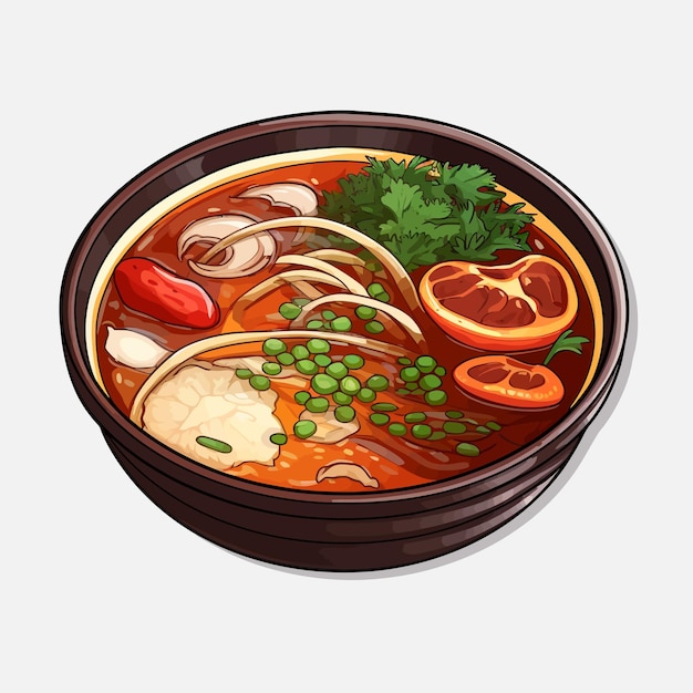 Vector soup icon