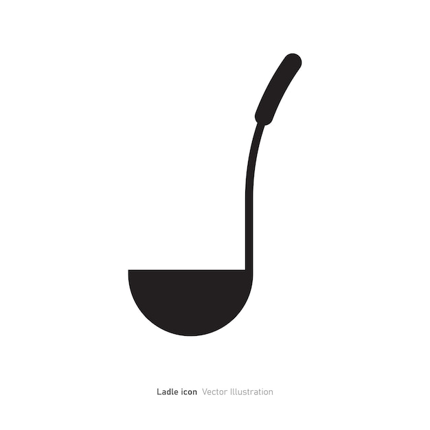 Soup ladle icon design vector illustration