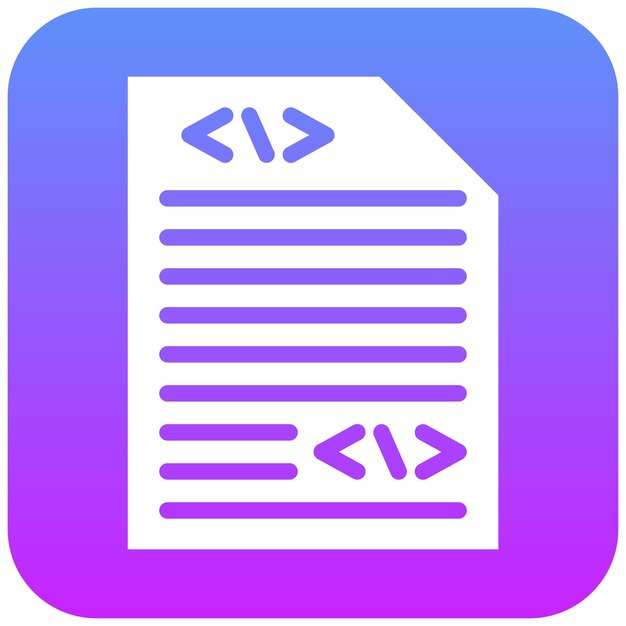 Source Code vector icon illustration of No Code iconset