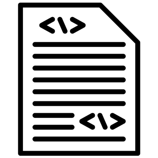 source code vector icon illustration of no code iconset