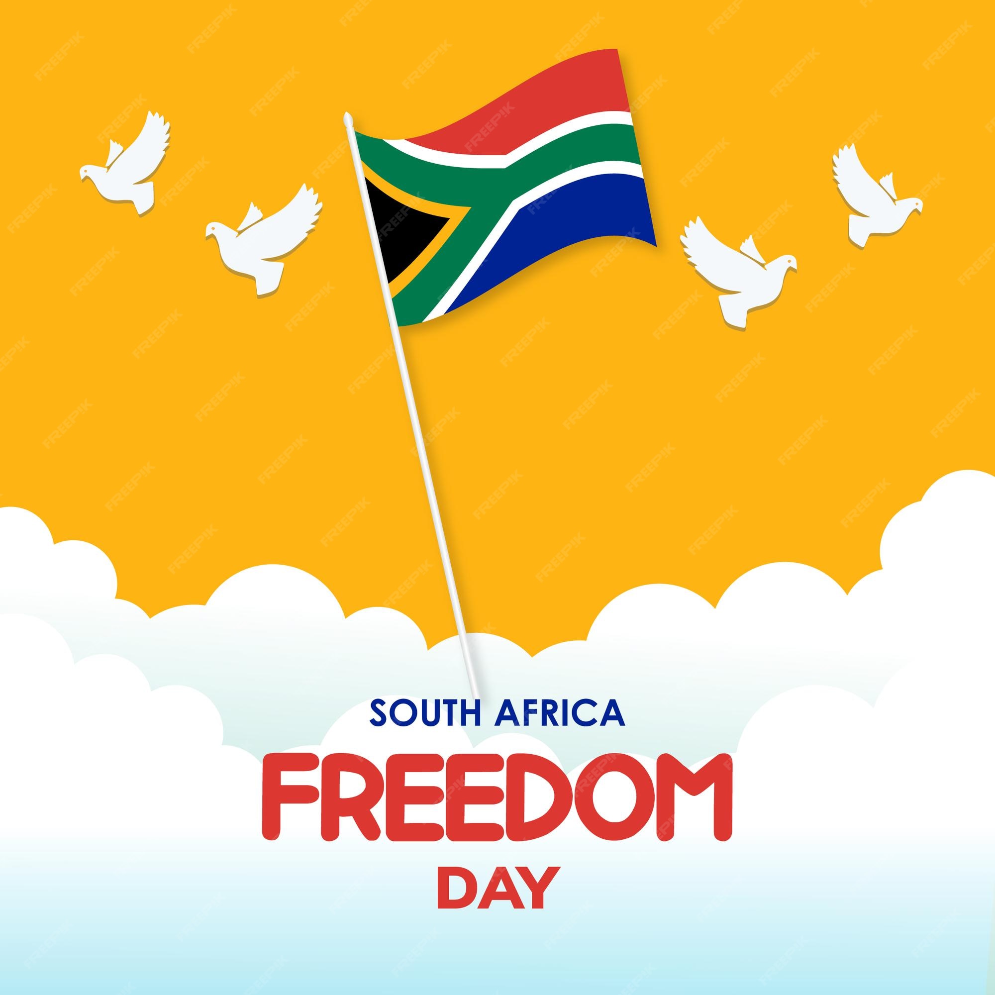 Premium Vector | South Africa Freedom Day is a public holiday in South