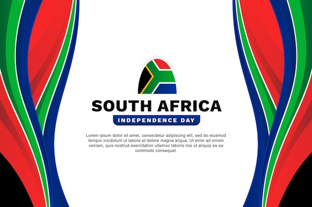 Evento di sfondo del giorno dell'indipendenza del sud africa