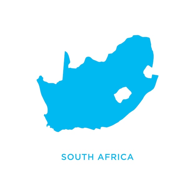 Vector south africa map icon africa logo glyph design illustration