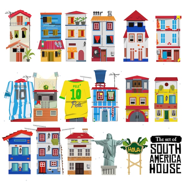 South America house set 