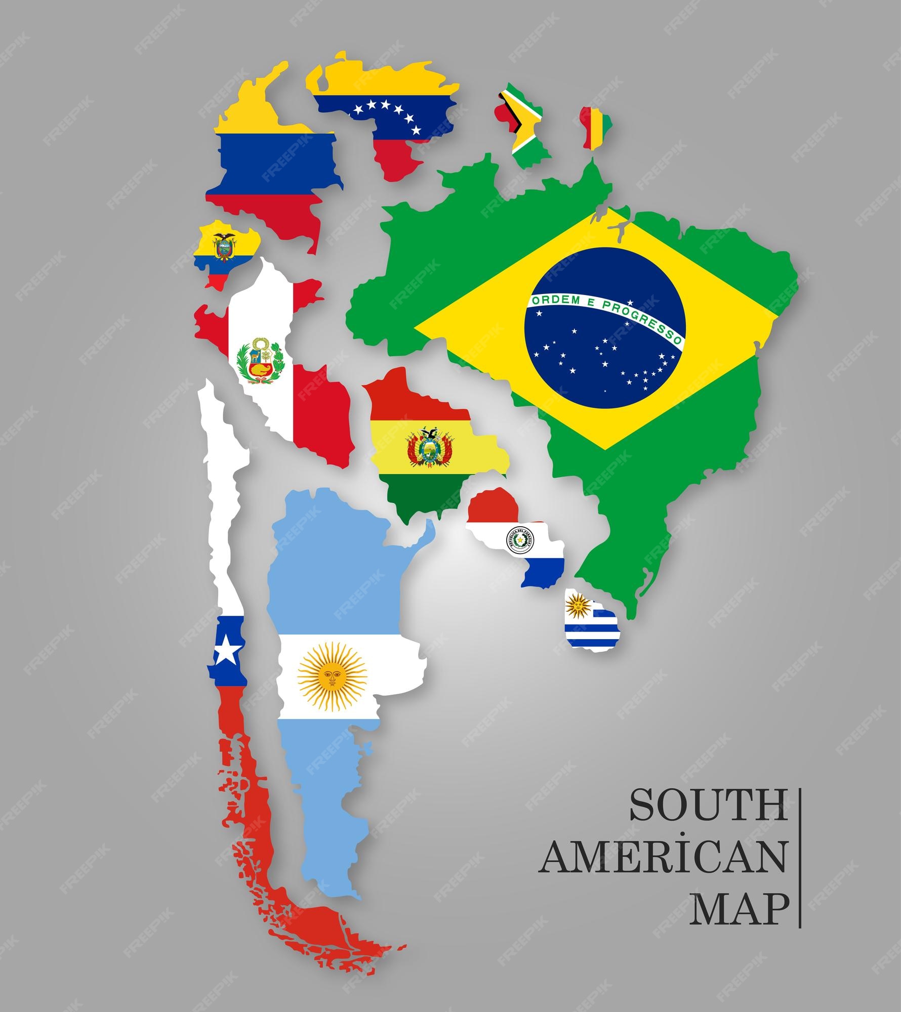 Americas Map Countries