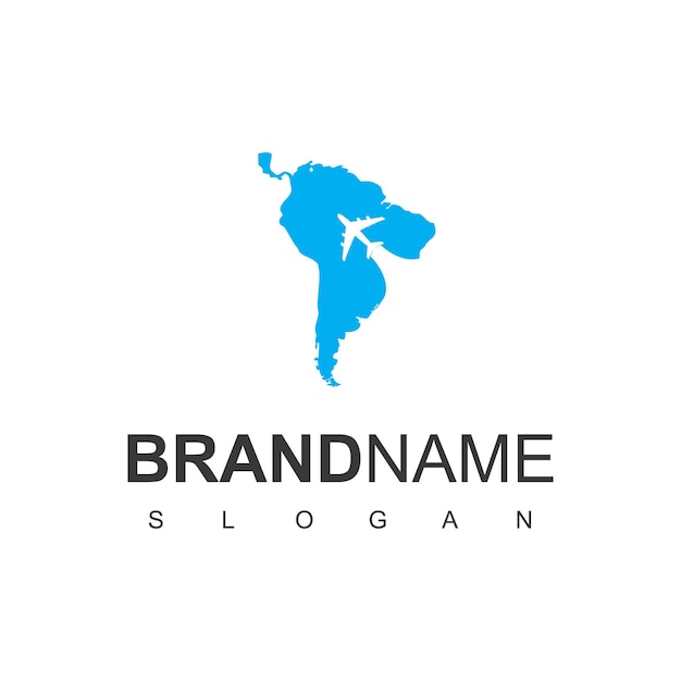 South America Travel Logo