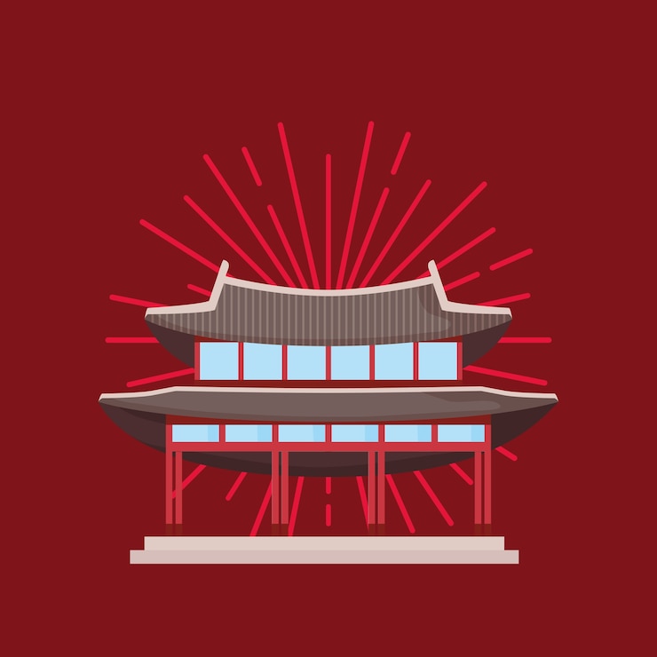 Vector south korea design