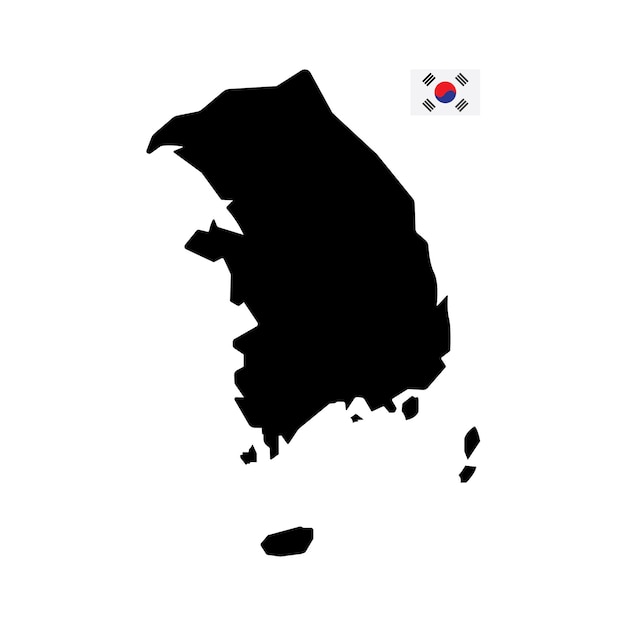 South korea map icon