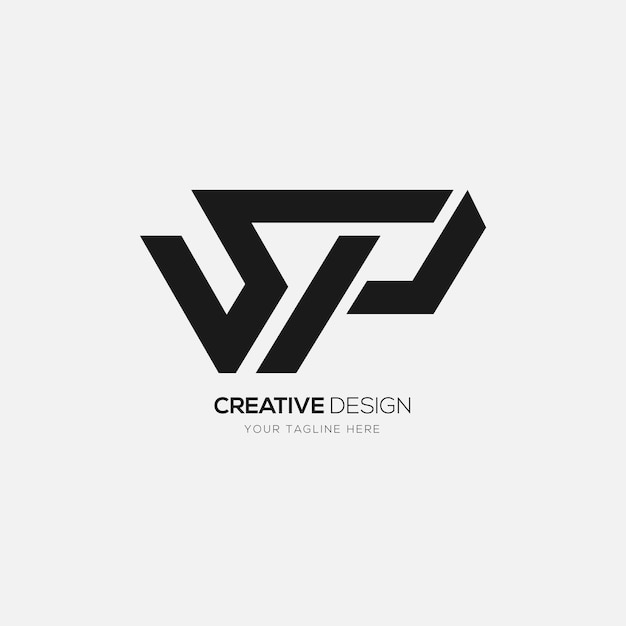 Sp of Ps creatief monogram brief abstract logo