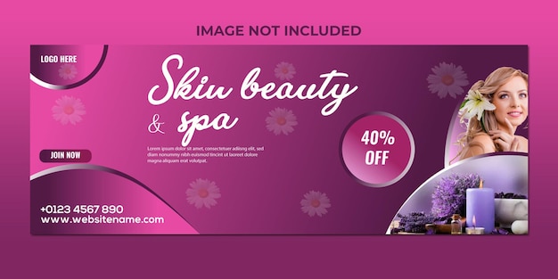 Vector spa beauty facebookcovertemplate