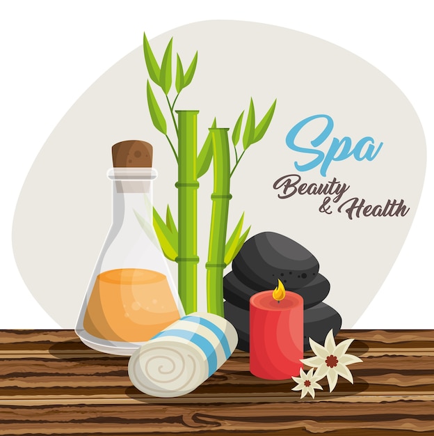 Spa beauty and health poster