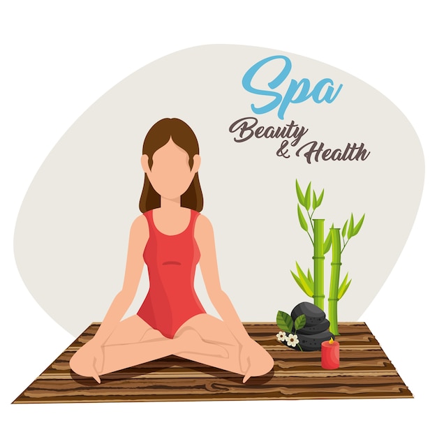 Spa beauty and health poster