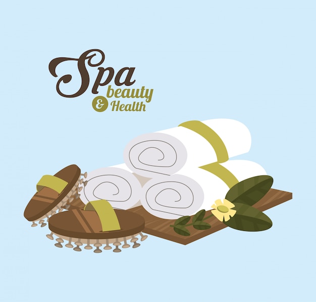 Vector spa beauty related icons