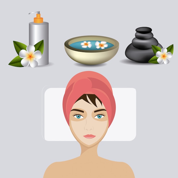 Vector spa design.