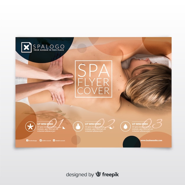 Spa flyer template