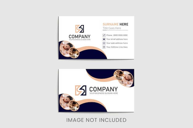 Spa massage creative business card template