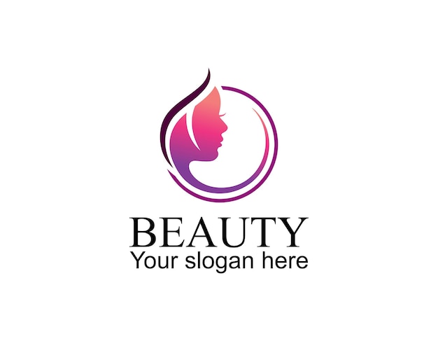 Vector spa and massage logo template nature minimal design vector