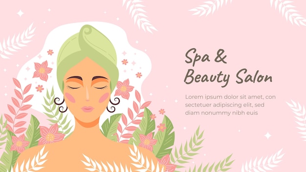 Vector spa and salon vector design