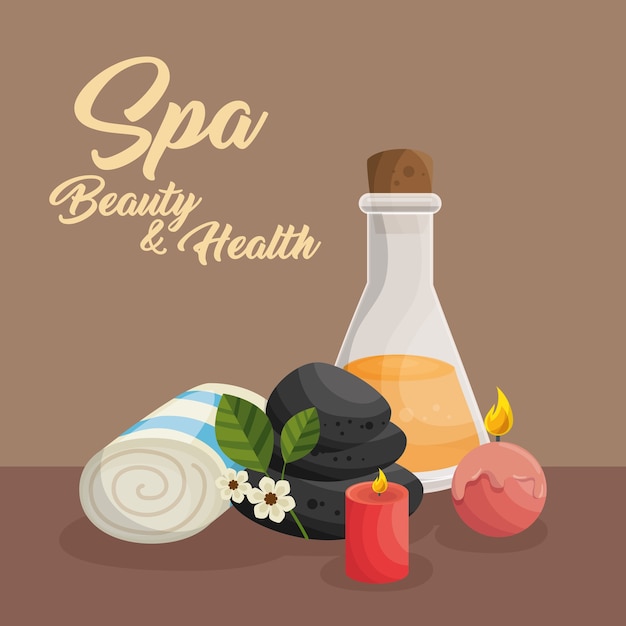 Spa schoonheid en gezondheid poster