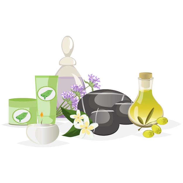 Spa still life icons