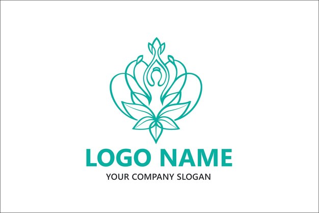 Spa yoga lotusbloem logo