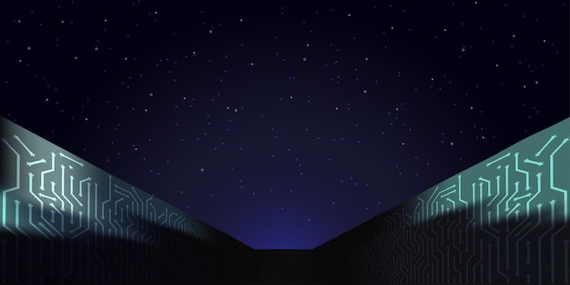 space ancient place concept background