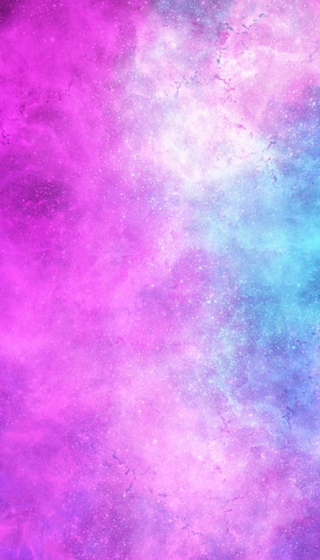 Space background with pink and blue spots