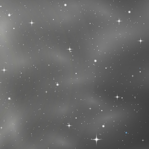 Вектор Космический фон с реалистичной туманностью звездная пыль сияющая звезда галактика вселенная звездное ночное небо вектор