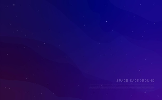 Space background with stars and sky in purple