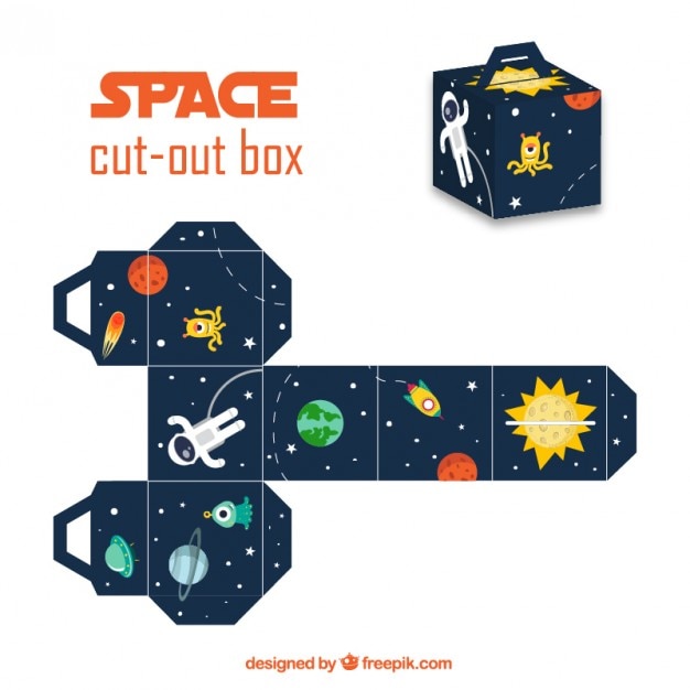 Vector space cut-out box