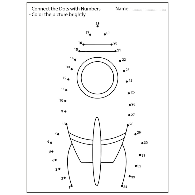 Space Dot To Dot Activity Book для детей