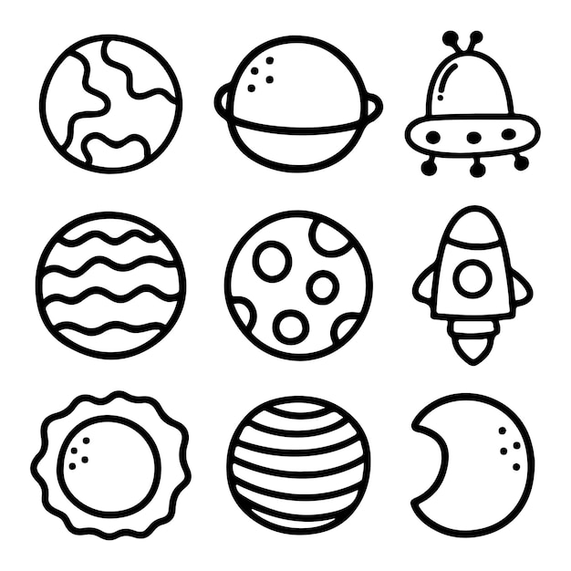 Space element doodle