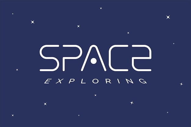 Space exploring logo concept galaxy exploration company logotype template universe trip brand symbol